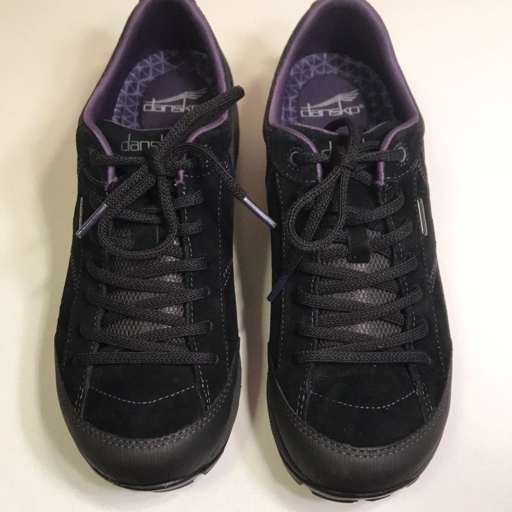 Dansko Paisley Black Suede Women Shoes